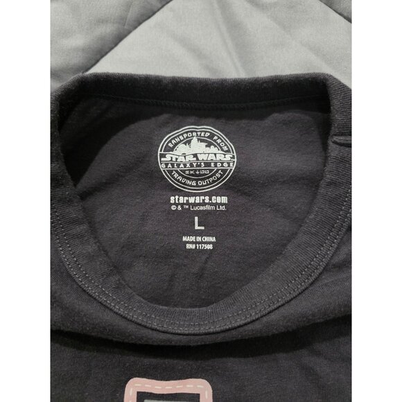 Star Wars Rebel BB8 Graphic T-Shirt Womens Size Large Gray Disney Parks - Picture 3 of 4